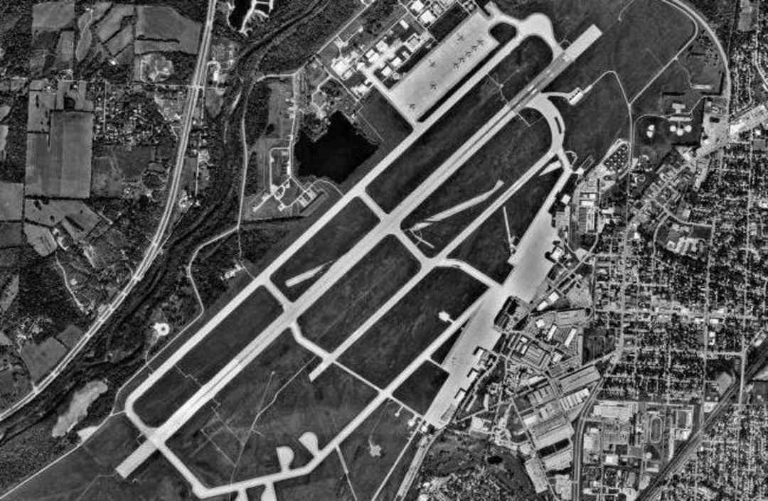 Wright-Patterson Air Force Base in Ohio, circa 2000. United States Geological Survey